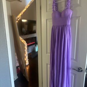 Elegant Purple Maxi Dress